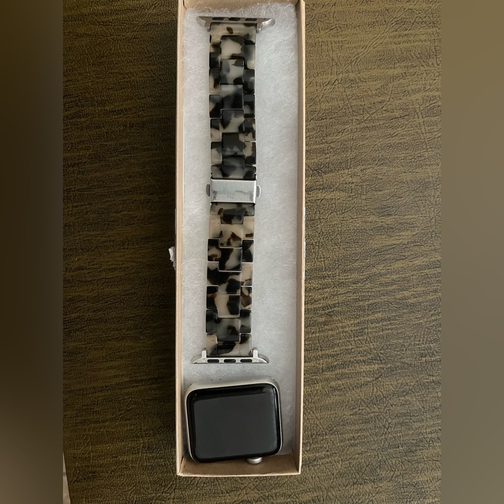 Stylish Black and Gray Smartwatch with Camouflage Band